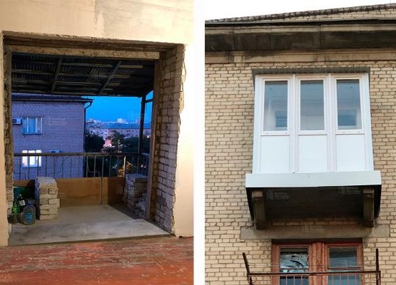 Цены на ремонт балконов в Сталинском доме: наш кейс с французским остеклением и демонтажом балконного блока