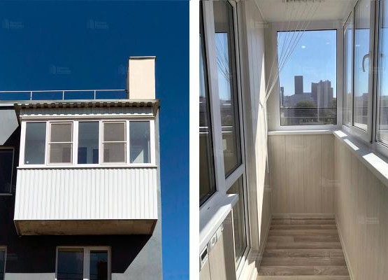 Кейс: как мы сделали отделку балкона с окнами КБЕ и теплым полом