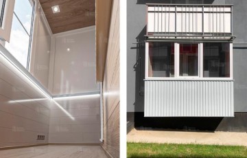 Кейс: ремонт балкона «Ламинат + ПВХ» — цены, фото до и после, тепло без лишних трат