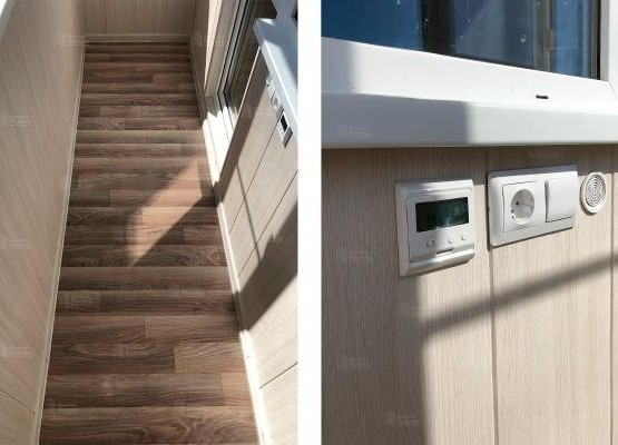 Теплый балкон: остекление, утепление, отделка и монтаж теплого пола