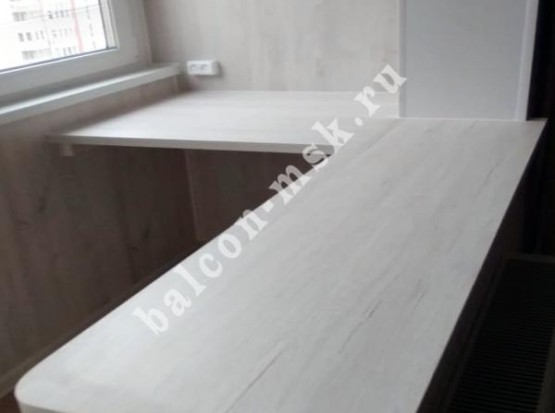 Утепление и отделка лоджии 3.5 м с присоединением