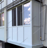 Примеры работ компании Балконы Москвы