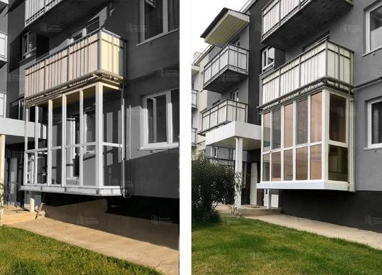 Остекление П-образного балкона с тонировкой: кейс с панорамными окнами и энергосбережением