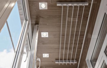 Установка сушилки (Лиана) на балкон