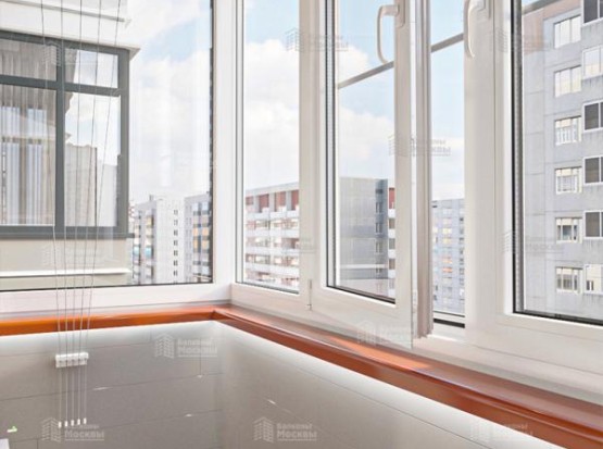 Цена остекления и отделки балкона 3,0 метра