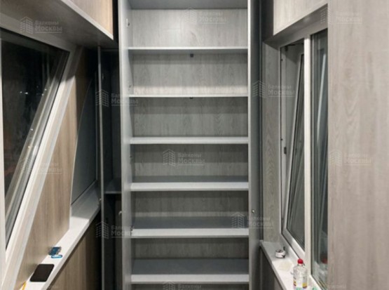 Внутренняя отделка балкона под ключ. Фото № 20