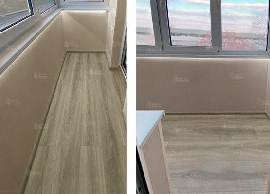 Отделка балкона с остеклением и отделкой ПВХ-панелями: цены, этапы, кейс нашей работы