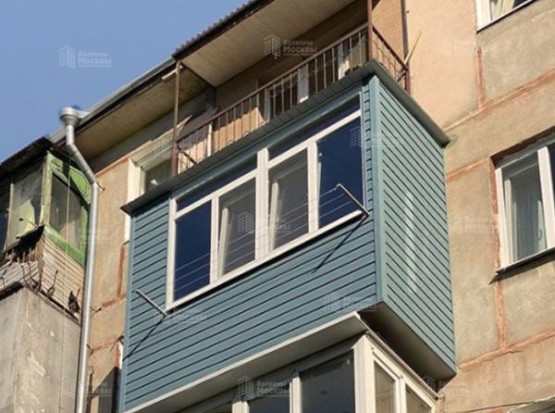 Расчет остекления балкона с фрамугами и внутренней отделкой