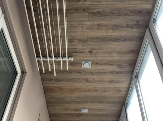 Расчет остекления лоджии с отделкой ламинатом