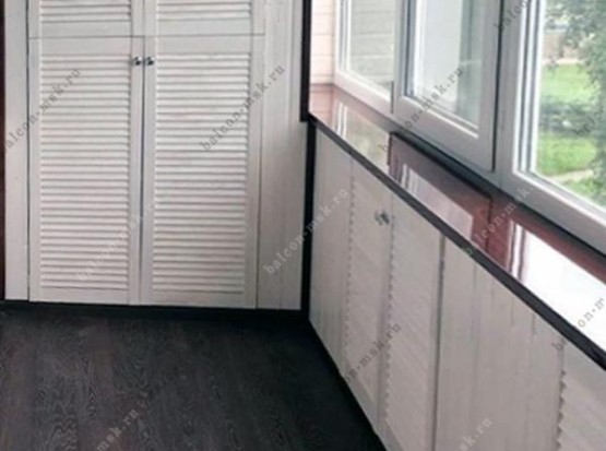 Расчет отделки лоджии вагонкой