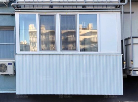 Расчет остекления балкона ПВХ окнами Brusbox