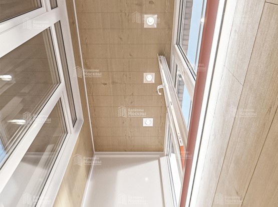 Отделка балкона вагонкой: тёплая классика без сюрпризов. Фото № 5