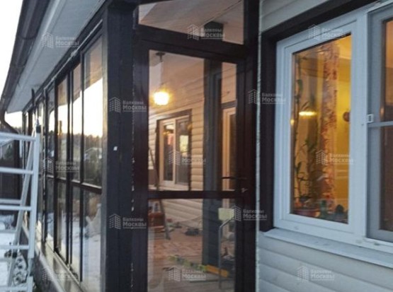 Остекление веранды под ключ