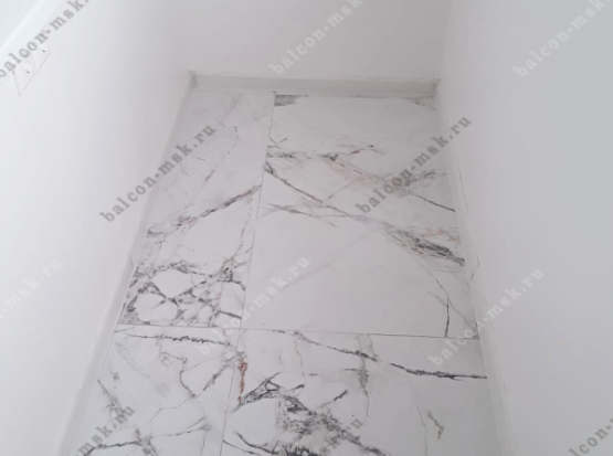 Отделка лоджии гипсокартоном и плиткой