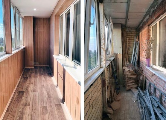 Лоджия под ключ: реальный кейс с остеклением Экспроф, утеплением, отделкой и светом
