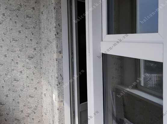 Внутренняя отделка балкона под ключ. Фото № 3