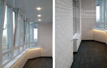 Расчет современной отделки лоджии искусственным камнем