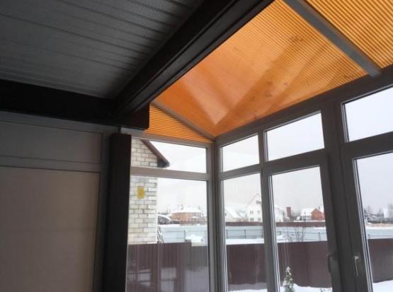 Расчет монтажа крыши из поликарбоната