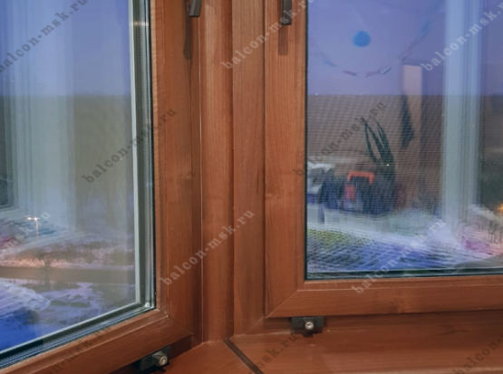 Остекление балкона с ламинацией и обшивкой ГКЛ под покраску