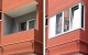 Остекление лоджии 2,86х0,32 м пластиковыми окнами KBE
