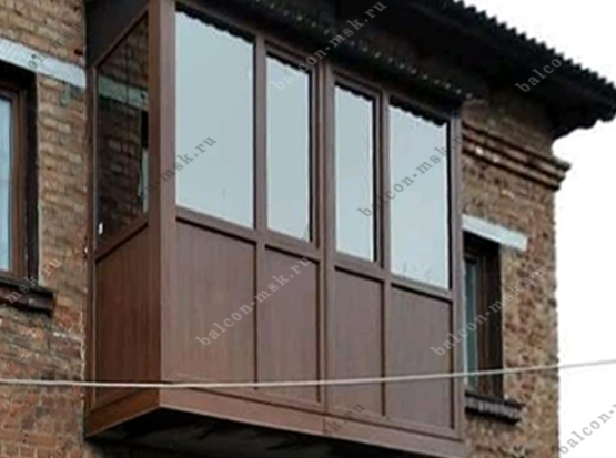 Наружная отделка балкона и лоджии в Москве: красиво, надёжно, по делу. Фото № 5