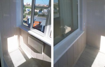 Расчет стоимости остекления с внутренней отделкой