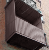 Примеры работ компании Балконы Москвы