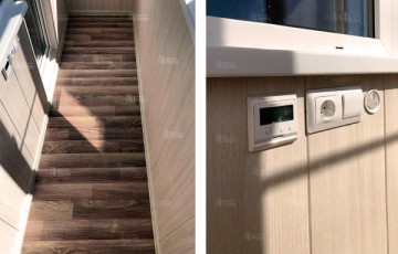 Пример утепления и отделки балкона с монтажом теплого пола