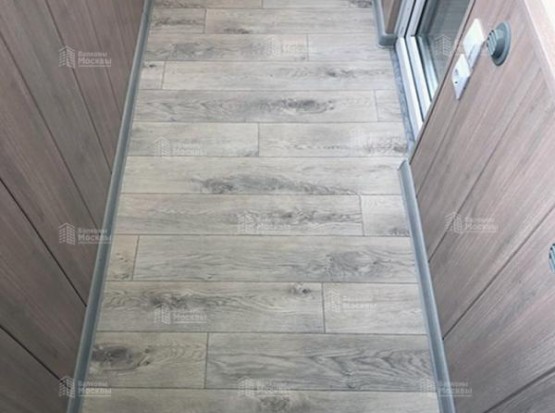 Ремонт П-образного балкона 3.3х0.8 м