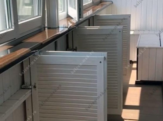 Ремонт лоджии под ключ с отделкой ламинатом