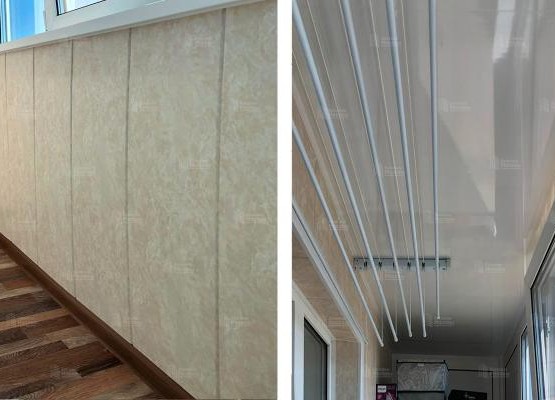 Ремонт балкона под ключ: Пакет Остекление + Теплый контур + Отделка