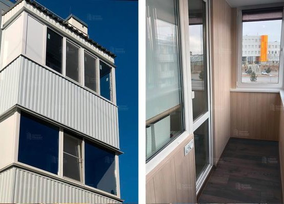 Балкон под ключ: пример с детальным разбором стоимости на остекление и отделку