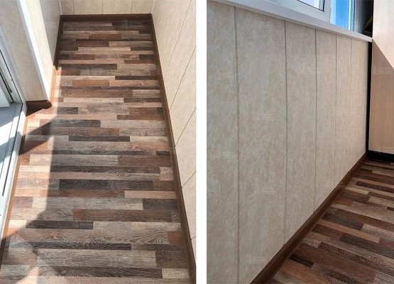 Практичный минимализм: превратили открытый балкон в теплую комнату