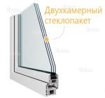 ПВХ окна (двухкамерные)
