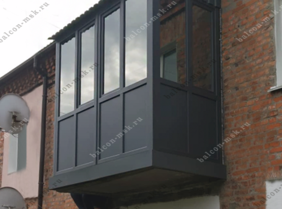 Наружная отделка балкона и лоджии в Москве: красиво, надёжно, по делу. Фото № 1