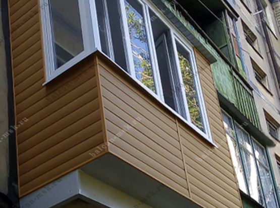 Наружная отделка балкона и лоджии в Москве: красиво, надёжно, по делу. Фото № 15