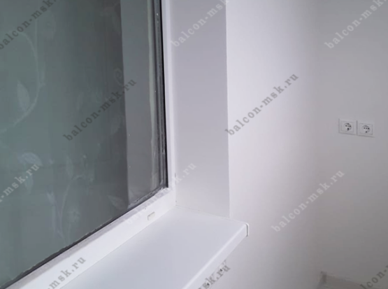 Отделка лоджии гипсокартоном и плиткой