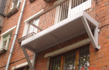 Ремонт плиты открытого балкона