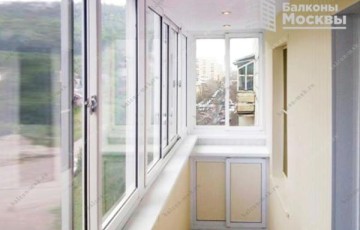 Расчет полутёплого остекления с отделкой и встроенной тумбой