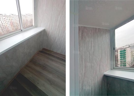 Балкон-эконом: холодное остекление и отделка за 1 день