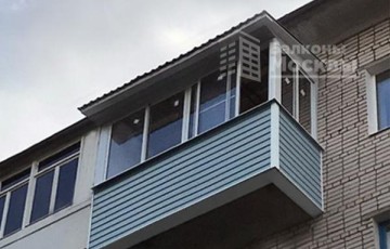 Расчет остекления балкона с выносом по основанию