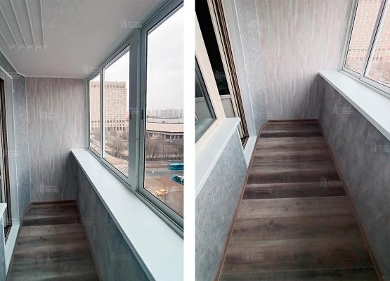 Балкон-эконом: холодное остекление и отделка за 1 день