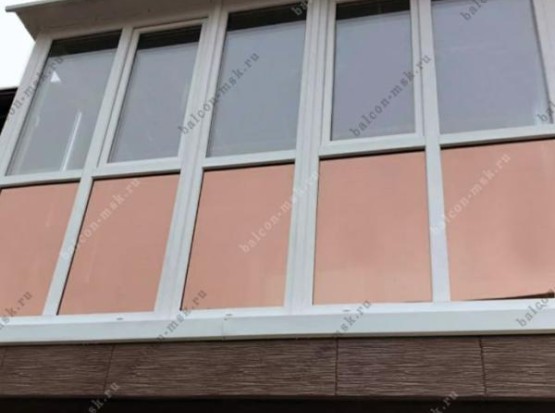 Пластиковые окна на балкон (Француз с тонировкой)