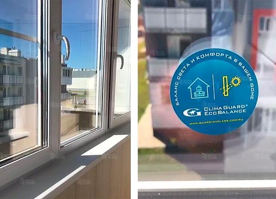 Остекление под ключ: профиль KBE, стеклопакеты Clima Guard, теплый контур с отделкой