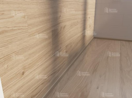 Расчет остекления балкона с отделкой ПВХ панелями и ламинатом