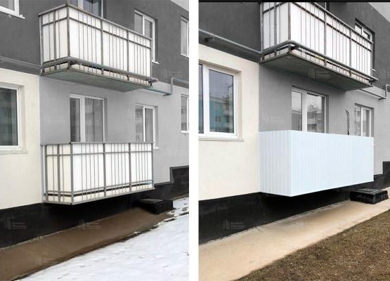Отделка балкона на первом этаже под ключ — аккуратно и недорого
