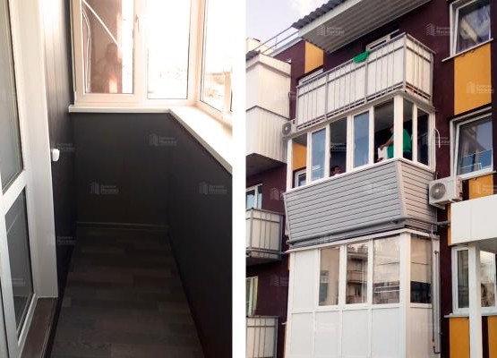 Расчет остекления с расширением балкона