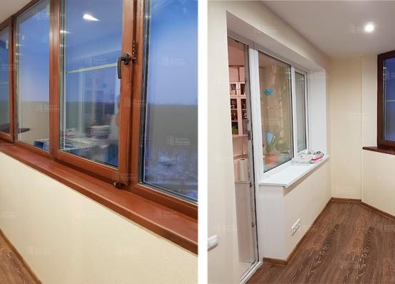 Теплое остекление лоджии с комплексным утеплением и отделкой под ключ