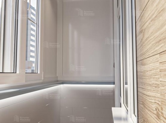 Расчет остекления балкона с отделкой ПВХ панелями и ламинатом