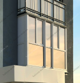 Примеры работ компании Балконы Москвы